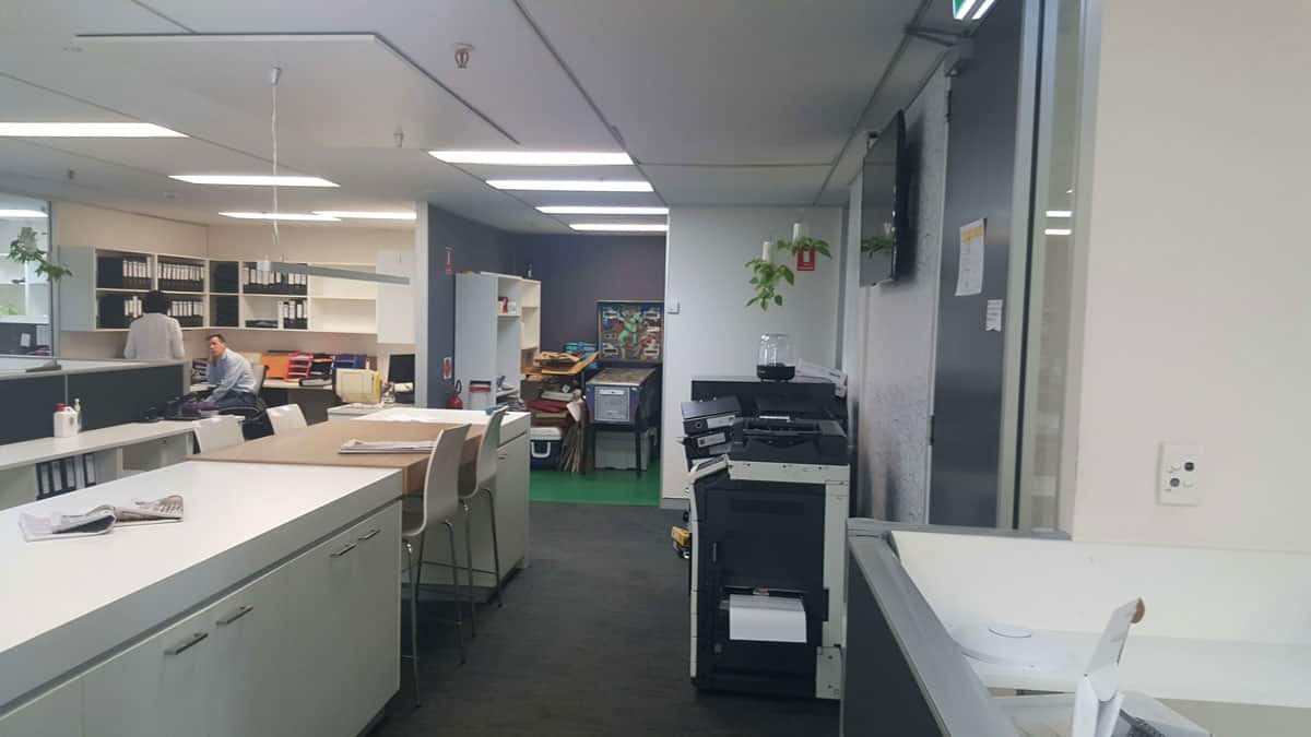 A clean office in brisbane