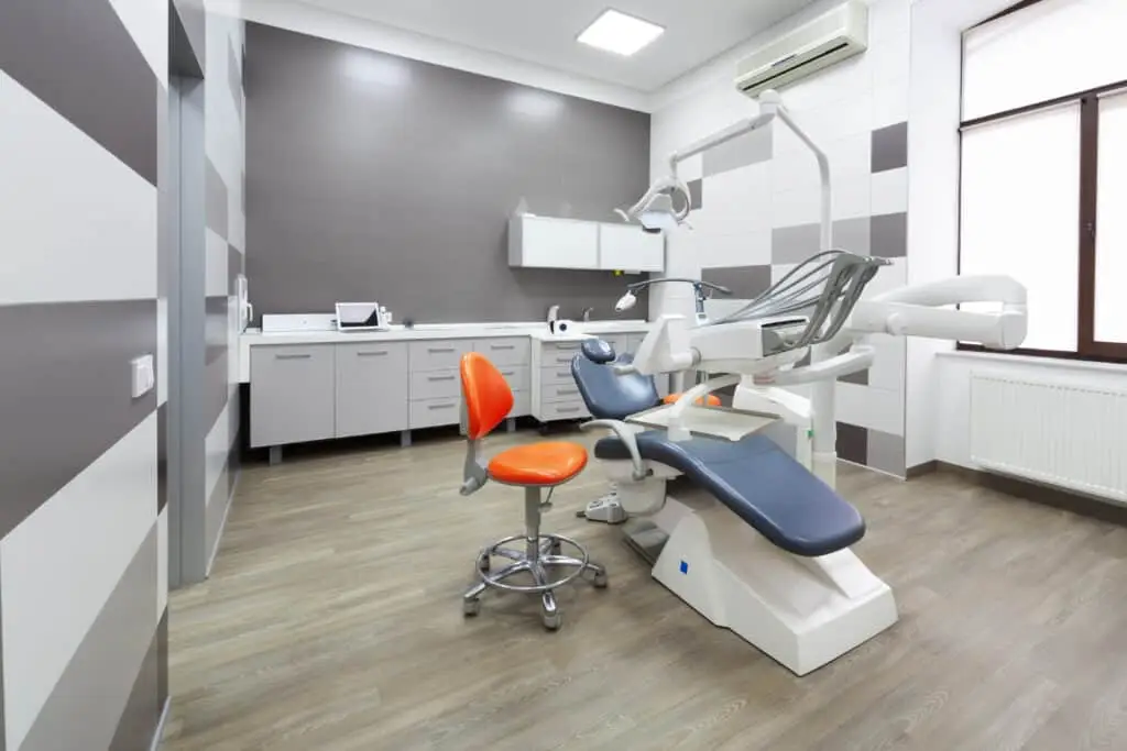 The clean interior of modern dental clinic
